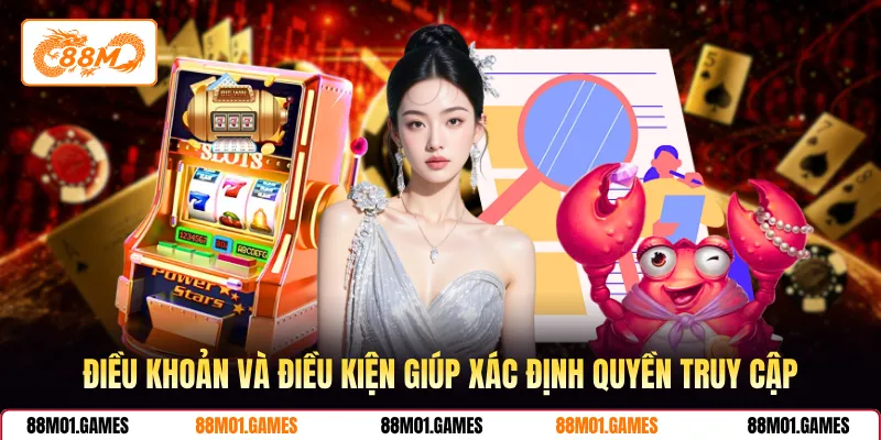 Điều khoản và điều kiện giúp xác định quyền truy cập