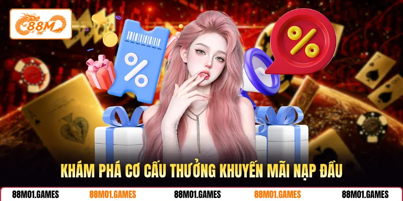 Khám phá cơ cấu thưởng khuyến mãi nạp đầu